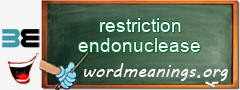 WordMeaning blackboard for restriction endonuclease